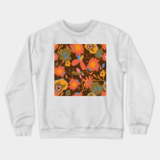 Flower Love pattern Crewneck Sweatshirt
